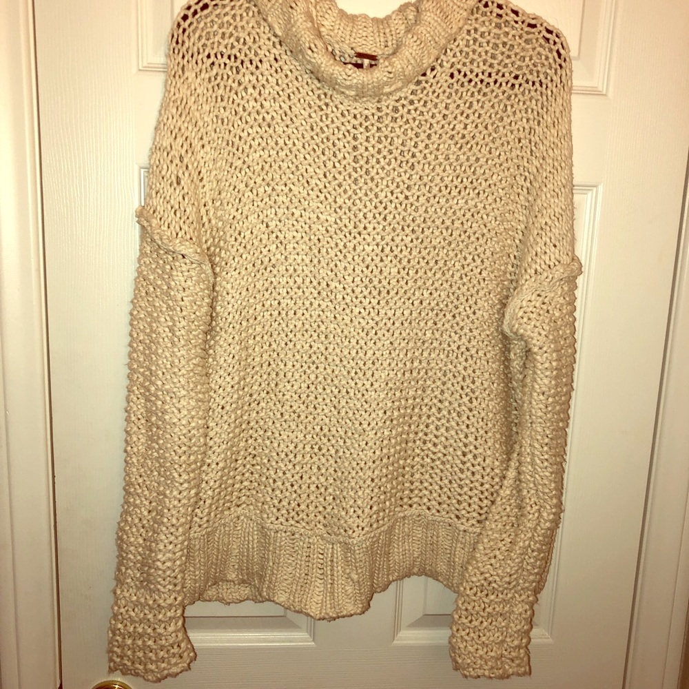Free people thick knit sweater